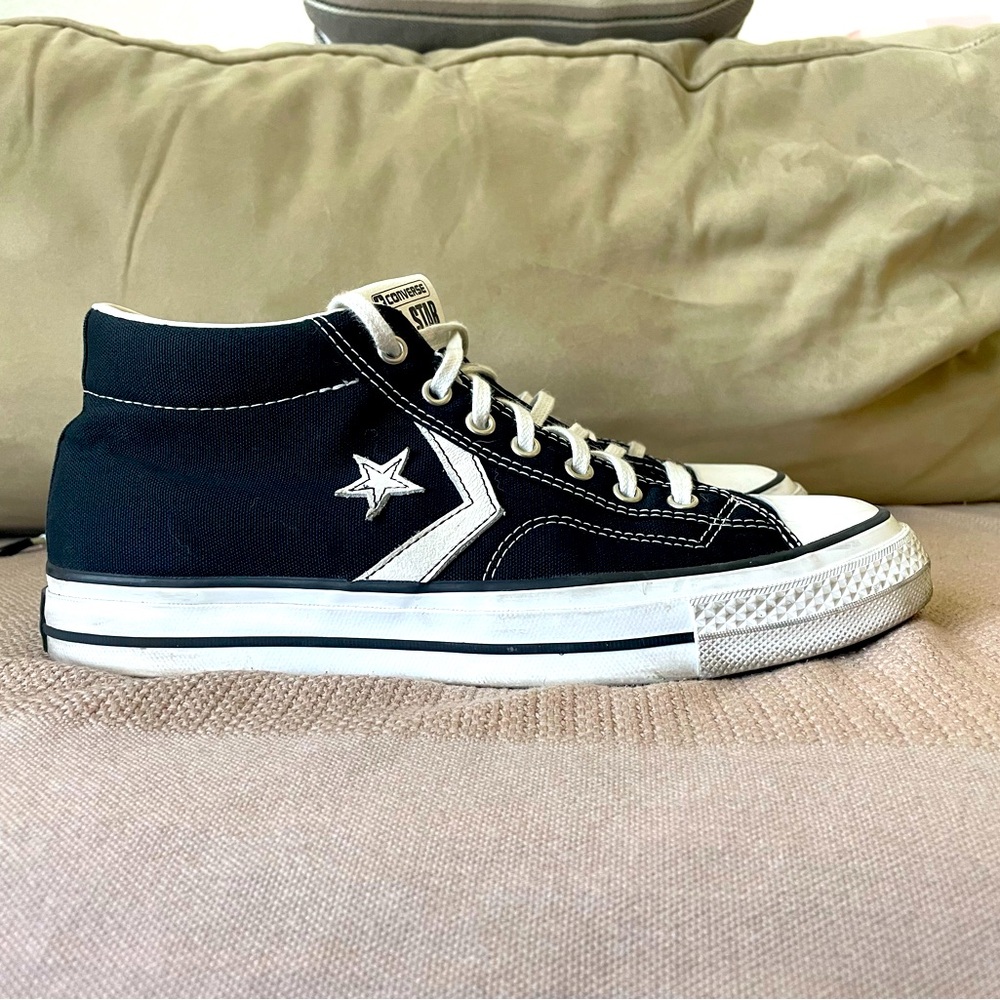 Converse All Star Player 76 Chuck 70 Taylor Black White Off Mens 9.5 W 11 mid